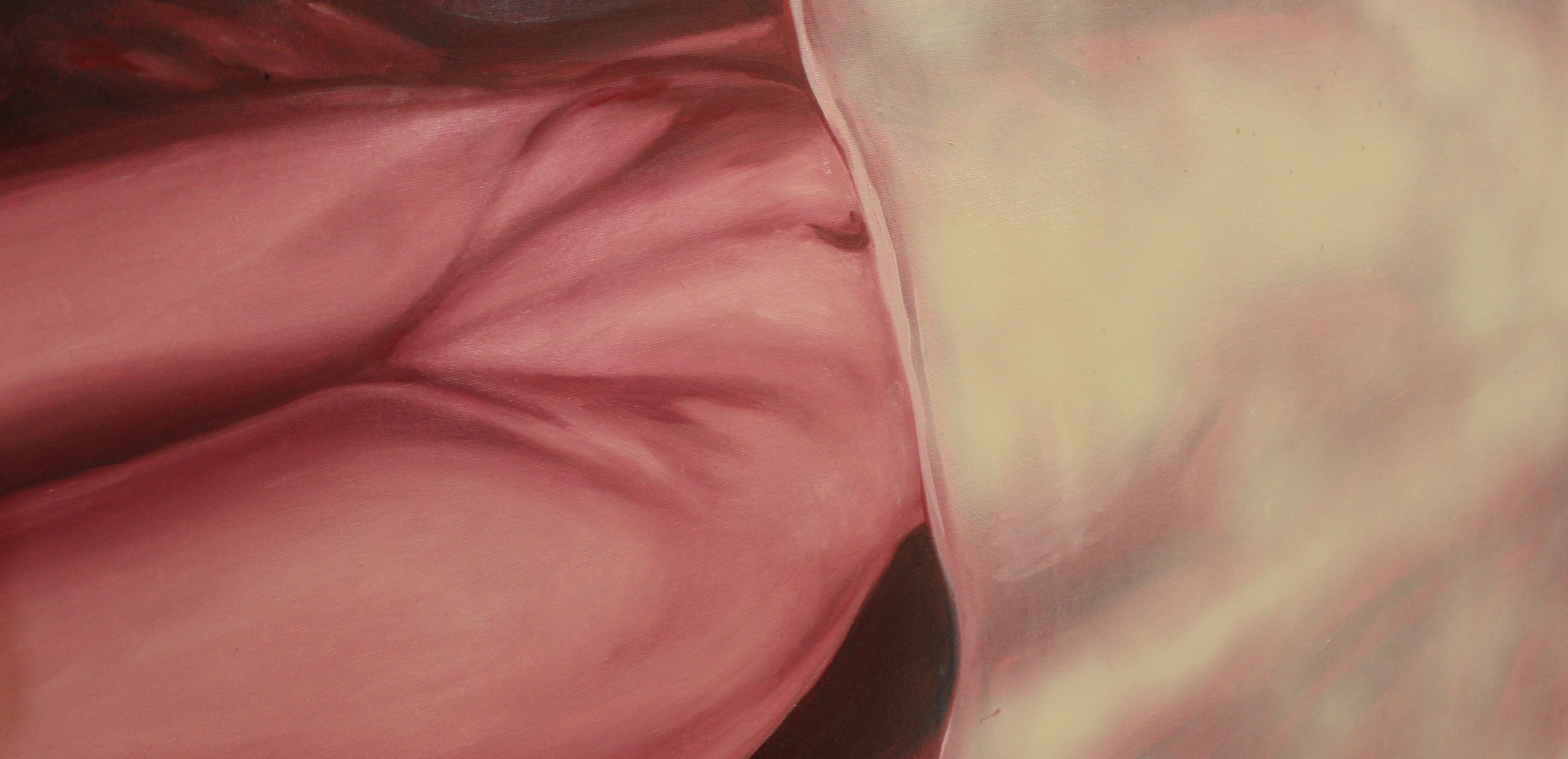 Do Waterfalls Only Touch the Ankles?, oil on canvas