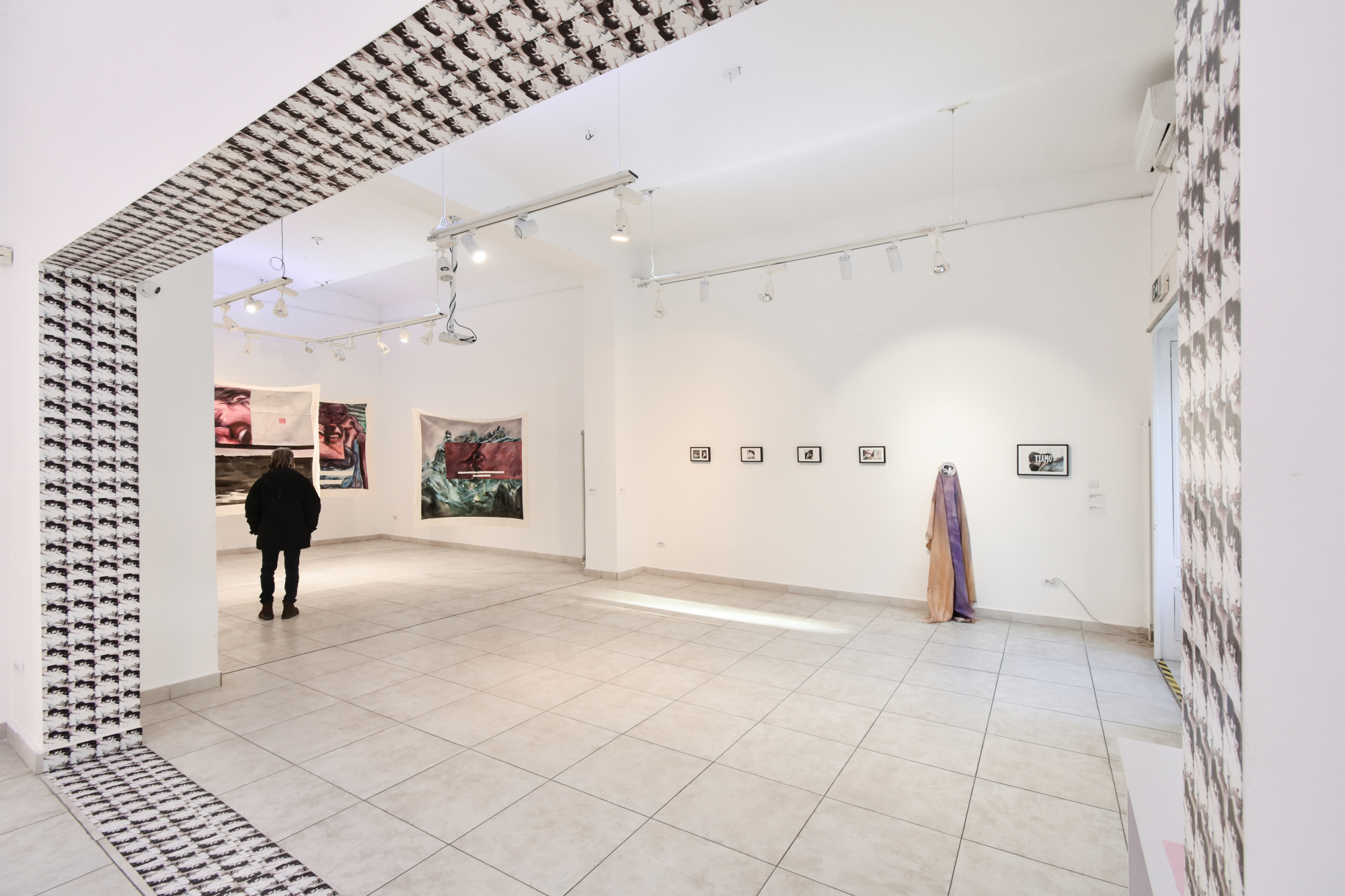 Installation view of Exercises in Tenderness
