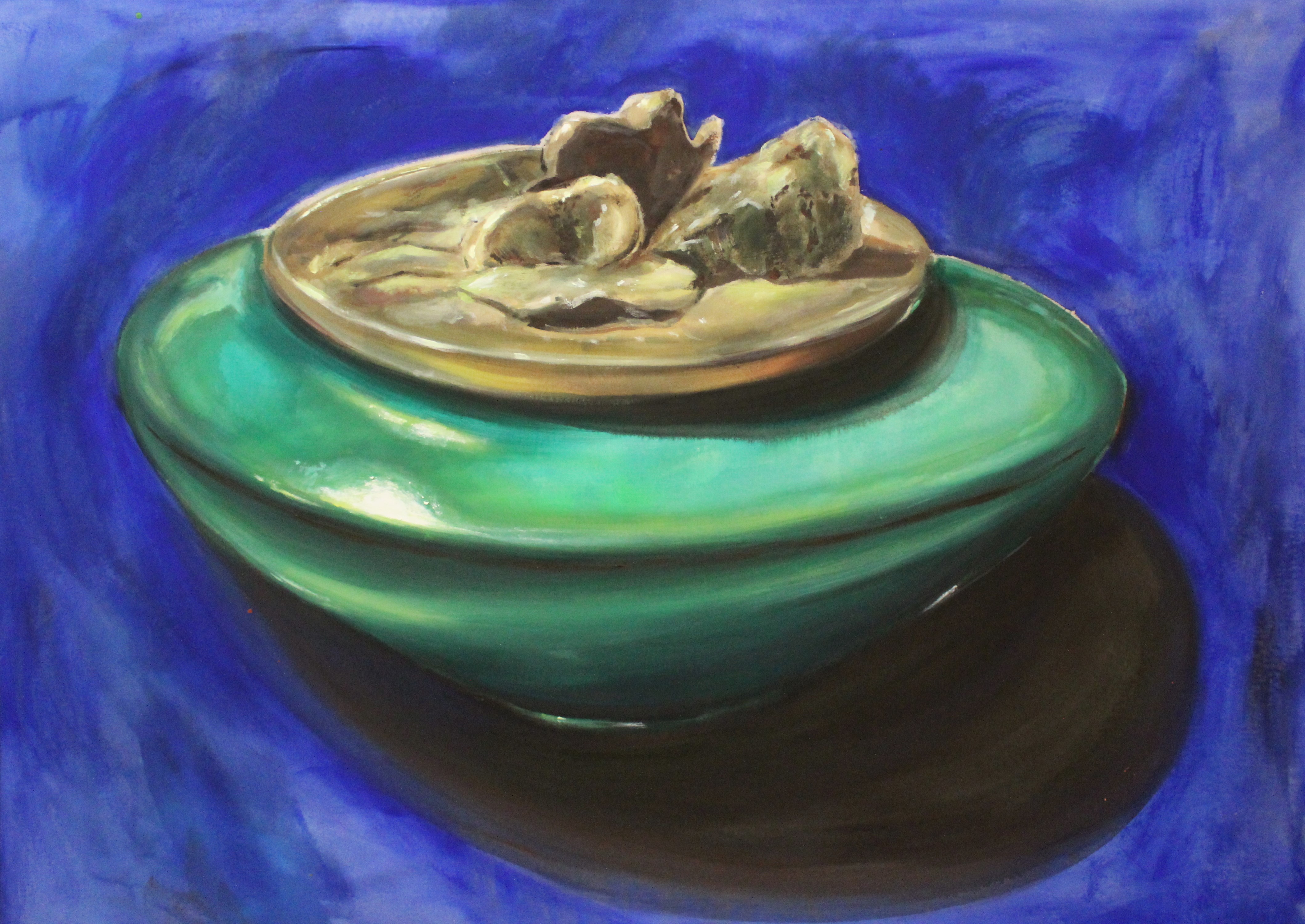 Mother’s Jewelry Box, acrylic on canvas