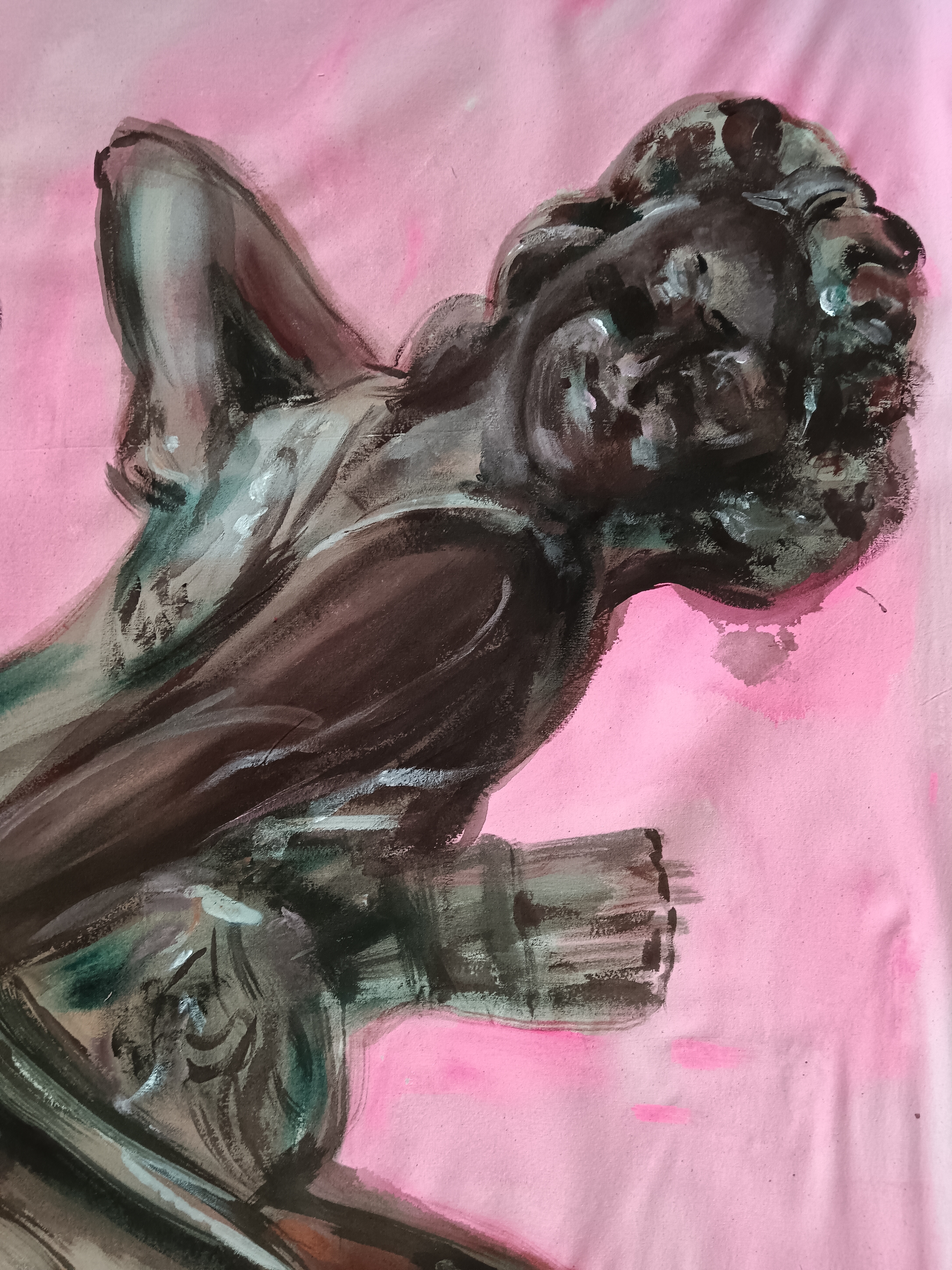 My Love is Like a Varnished Miniature, acrylic on canvas