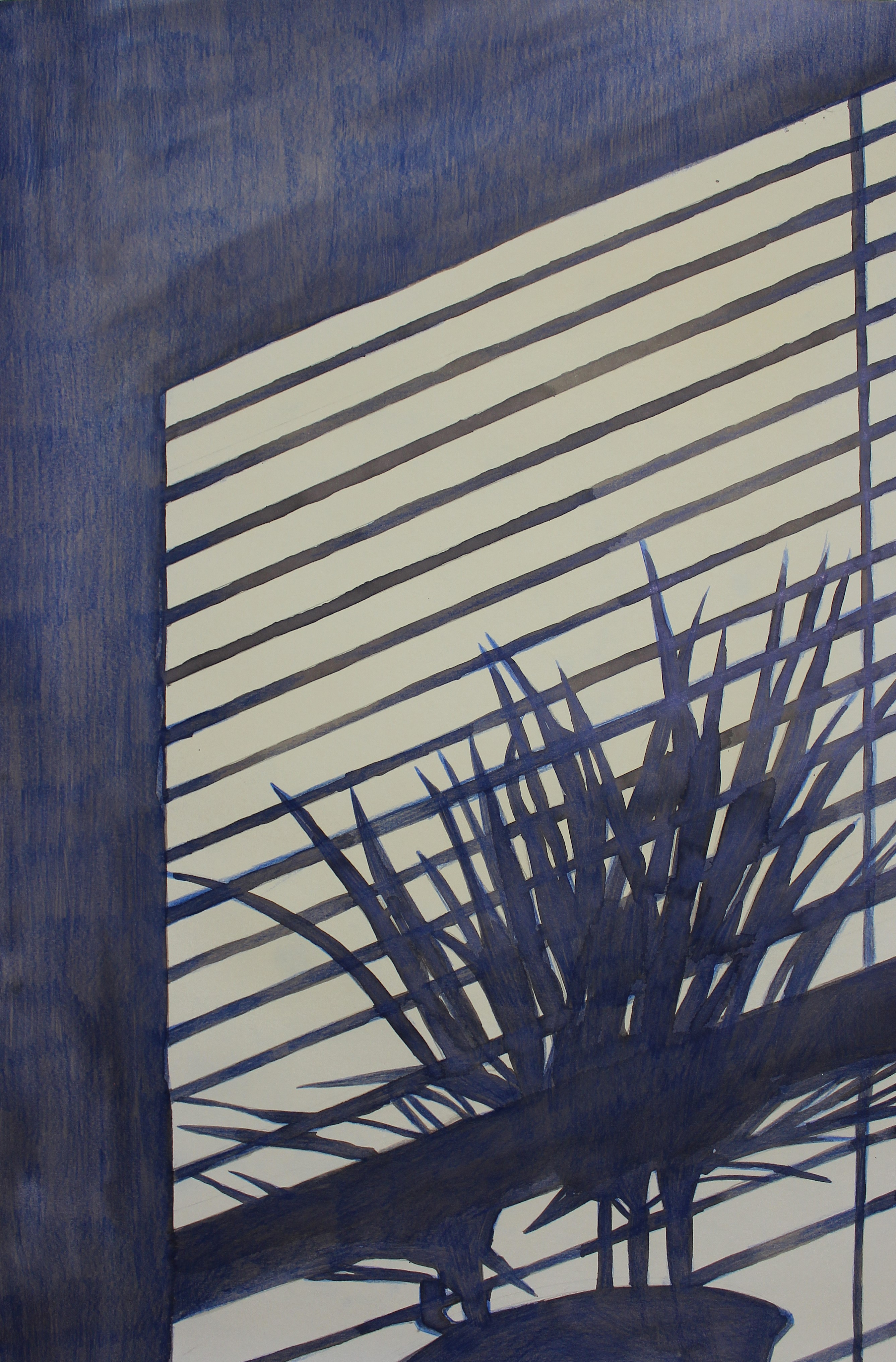 Shadowplay 01-1, colored pencil on paper