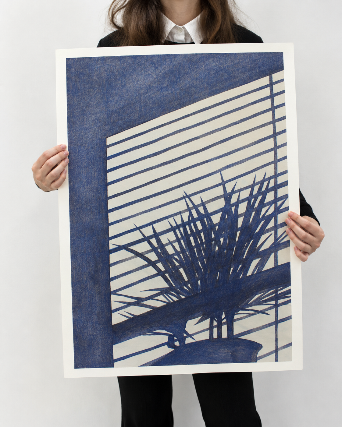 Shadowplay 01-2, colored pencil on paper