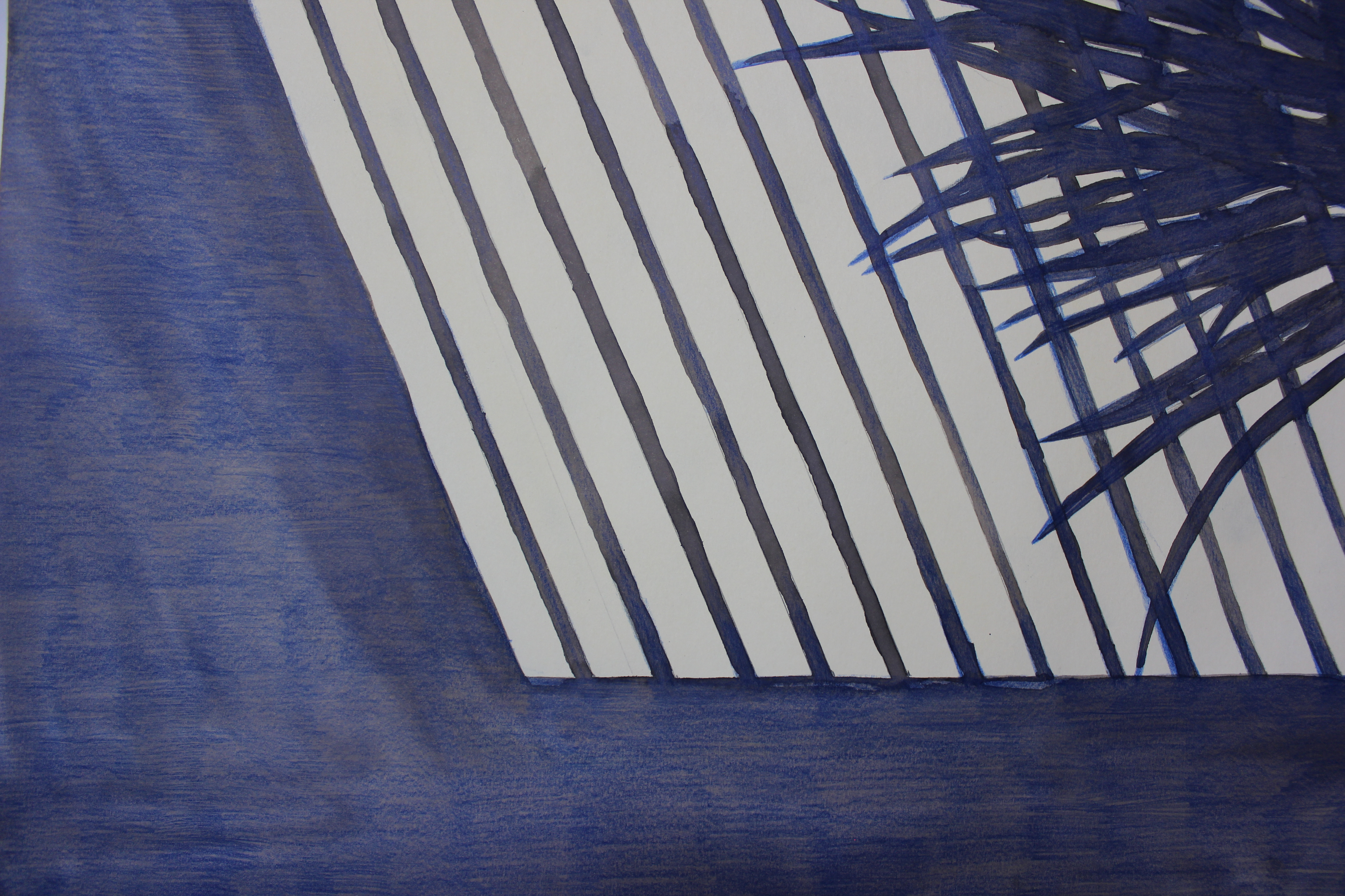 Shadowplay 01-4, colored pencil on paper
