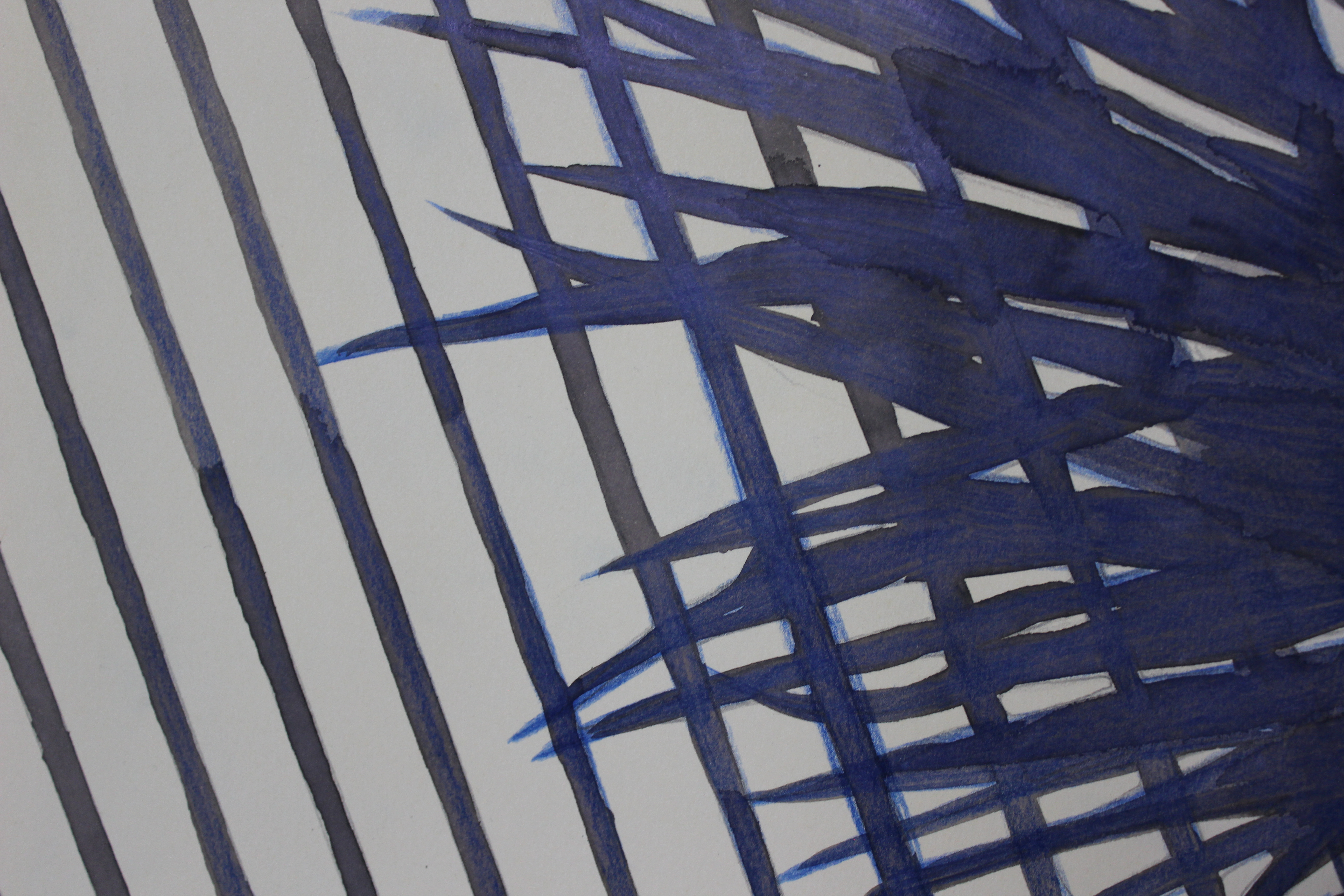 Shadowplay 01-5, colored pencil on paper