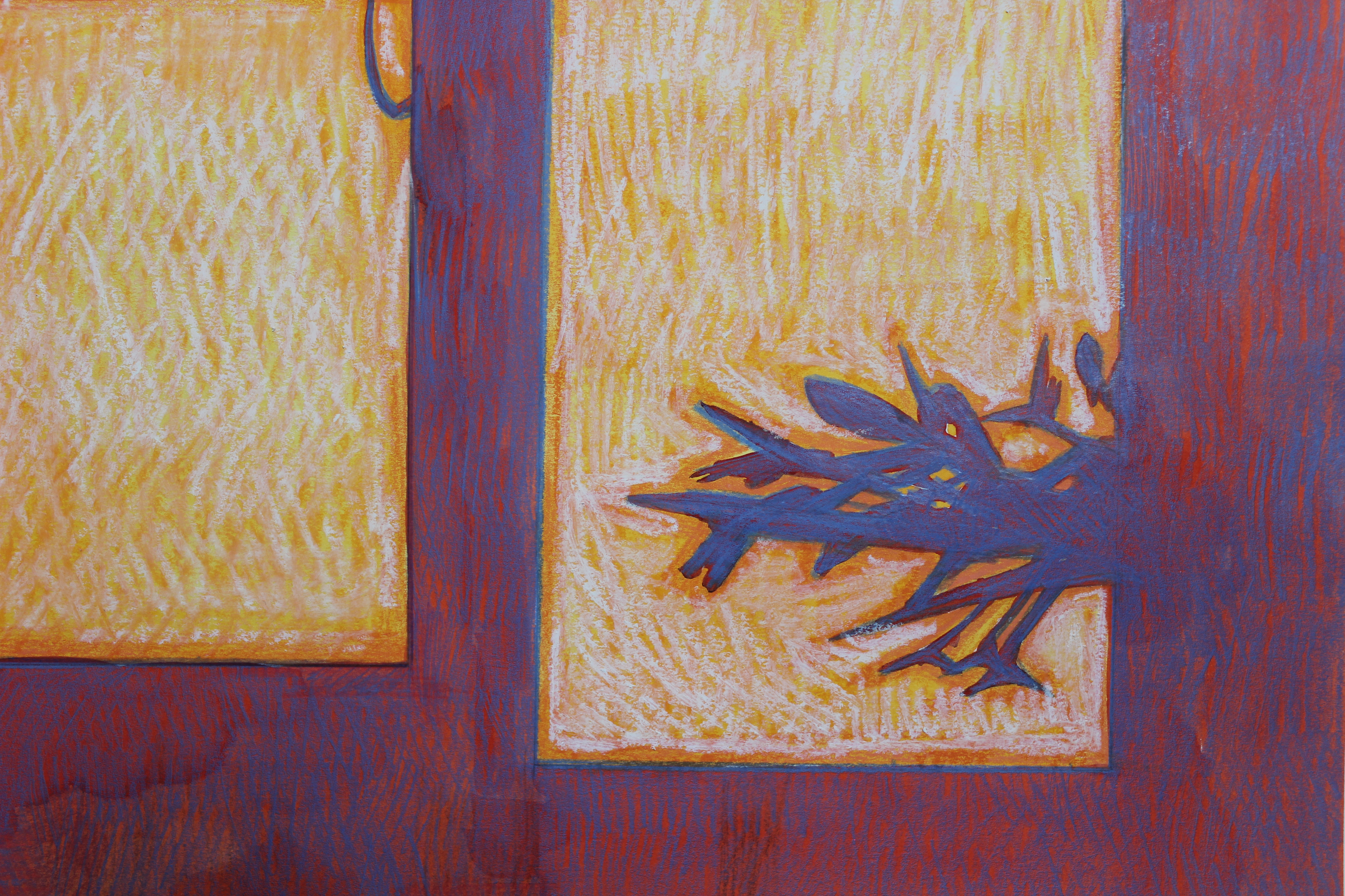 Shadowplay 03-2, colored pencil on paper