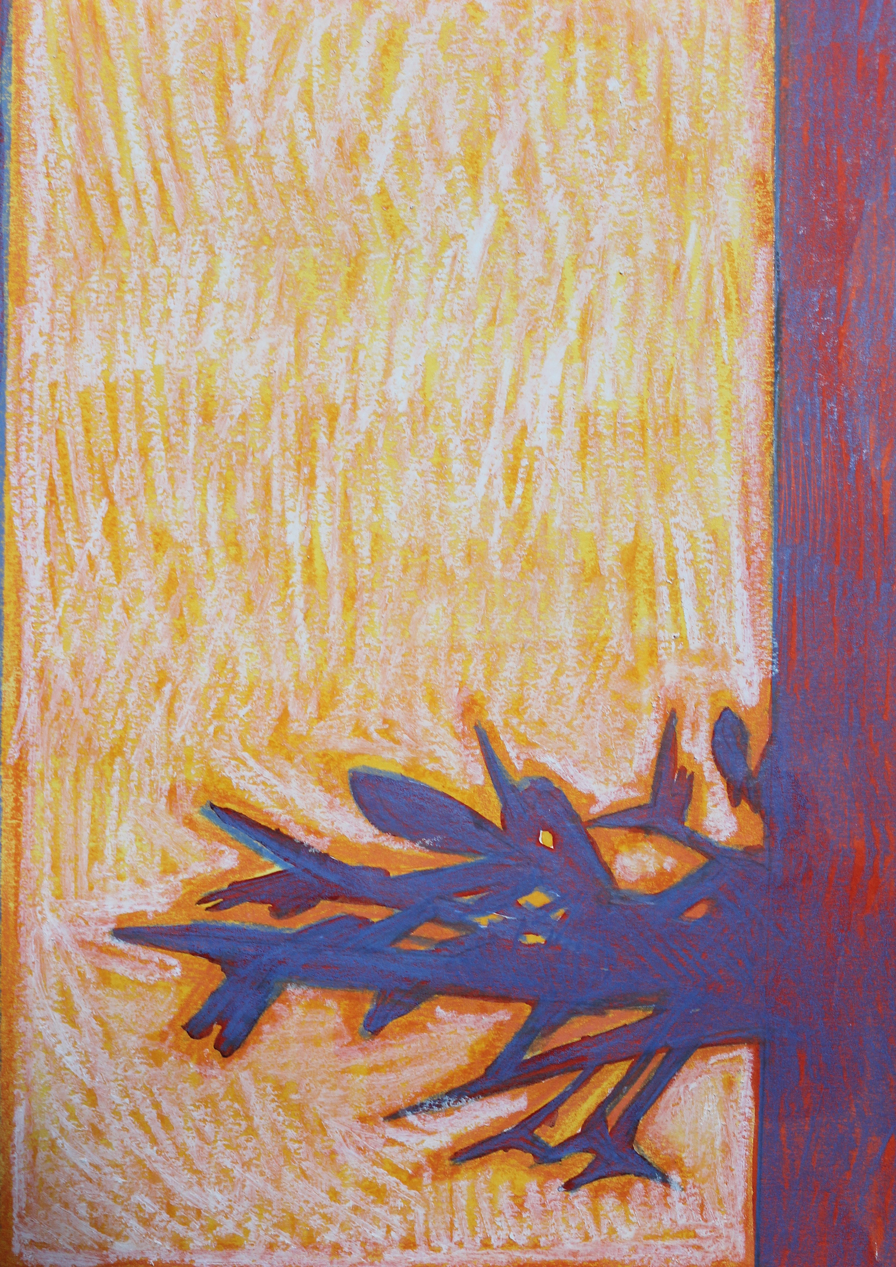 Shadowplay 03-3, colored pencil on paper