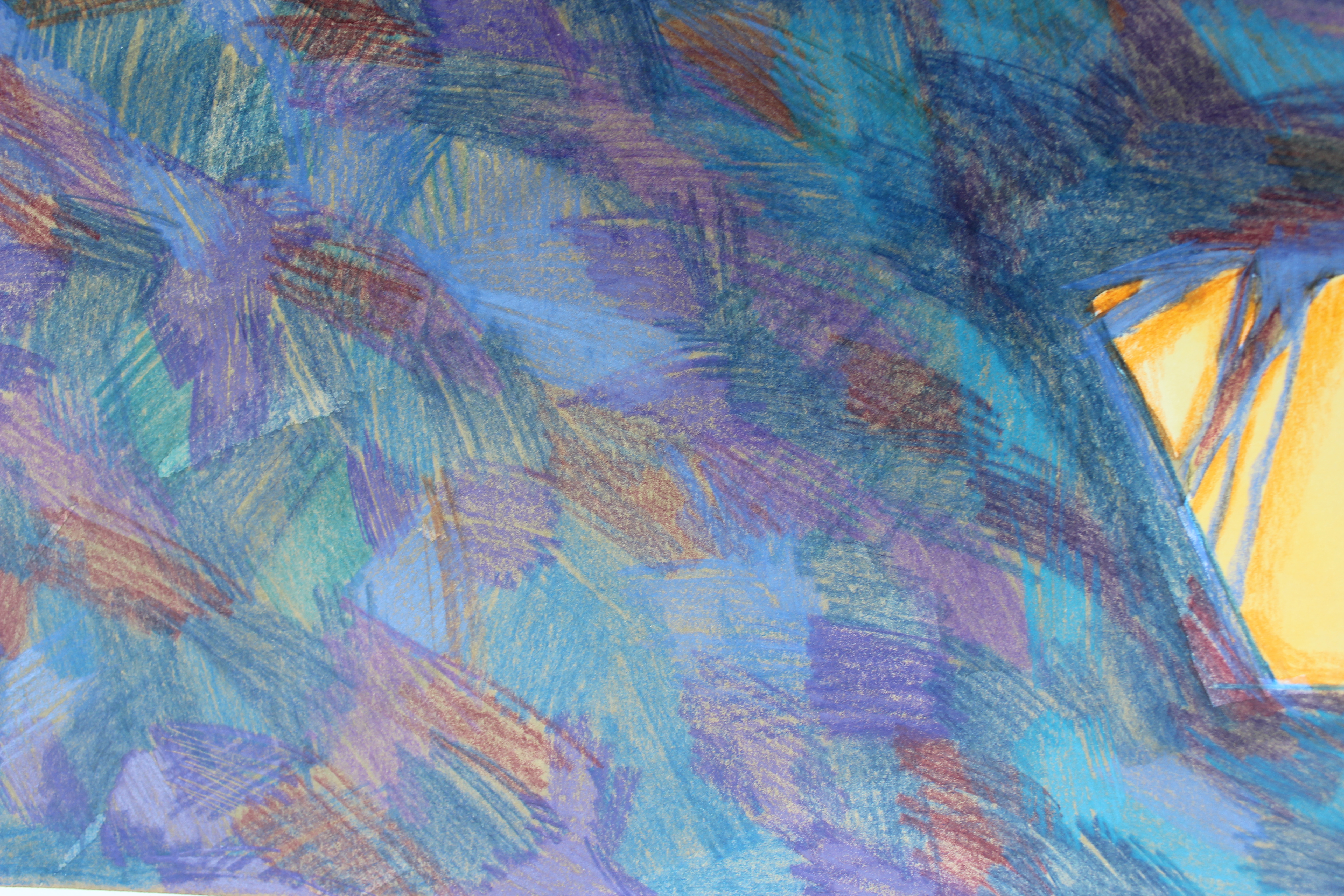 Shadowplay 05-5, colored pencil on paper