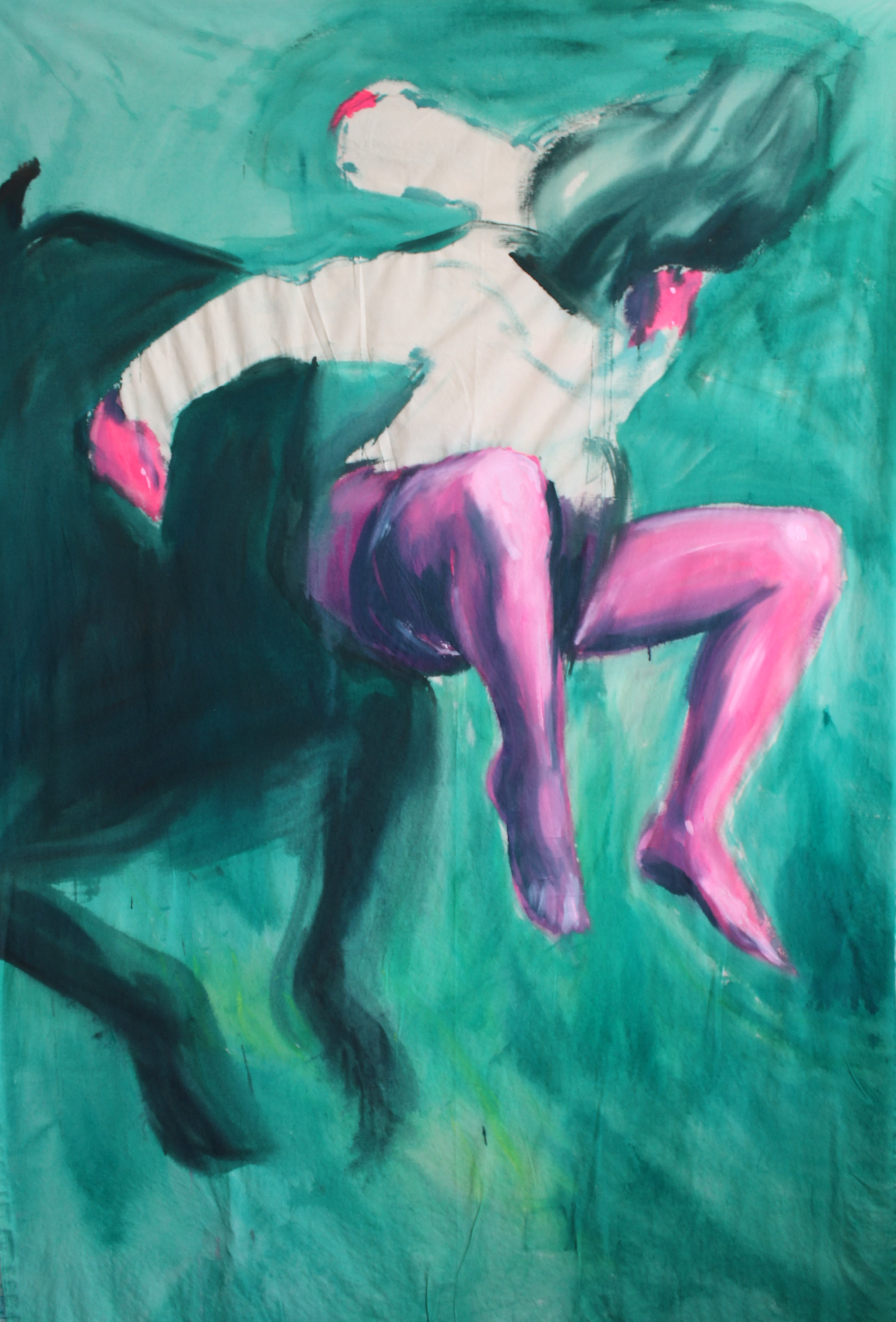 Something Soft is What You Need, acrylic on canvas